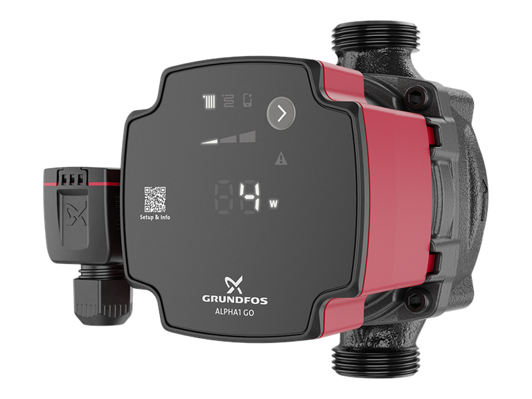 PompPompe de circulation Grundfos ALPHA1 GO 25-40 180 pour chauffage centrale de circulation Grundfos ALPHA1 GO 15-60 130