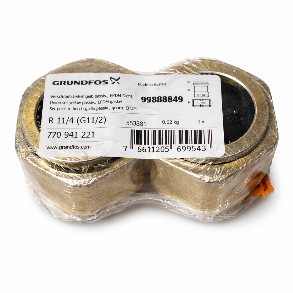 Jeu de 2 raccords-unions pour circulateur G1 1/2 × R11/4