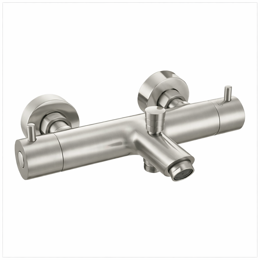 Mitigeur bain/douche thermostatique Cocoon Inox – Nickel brossé