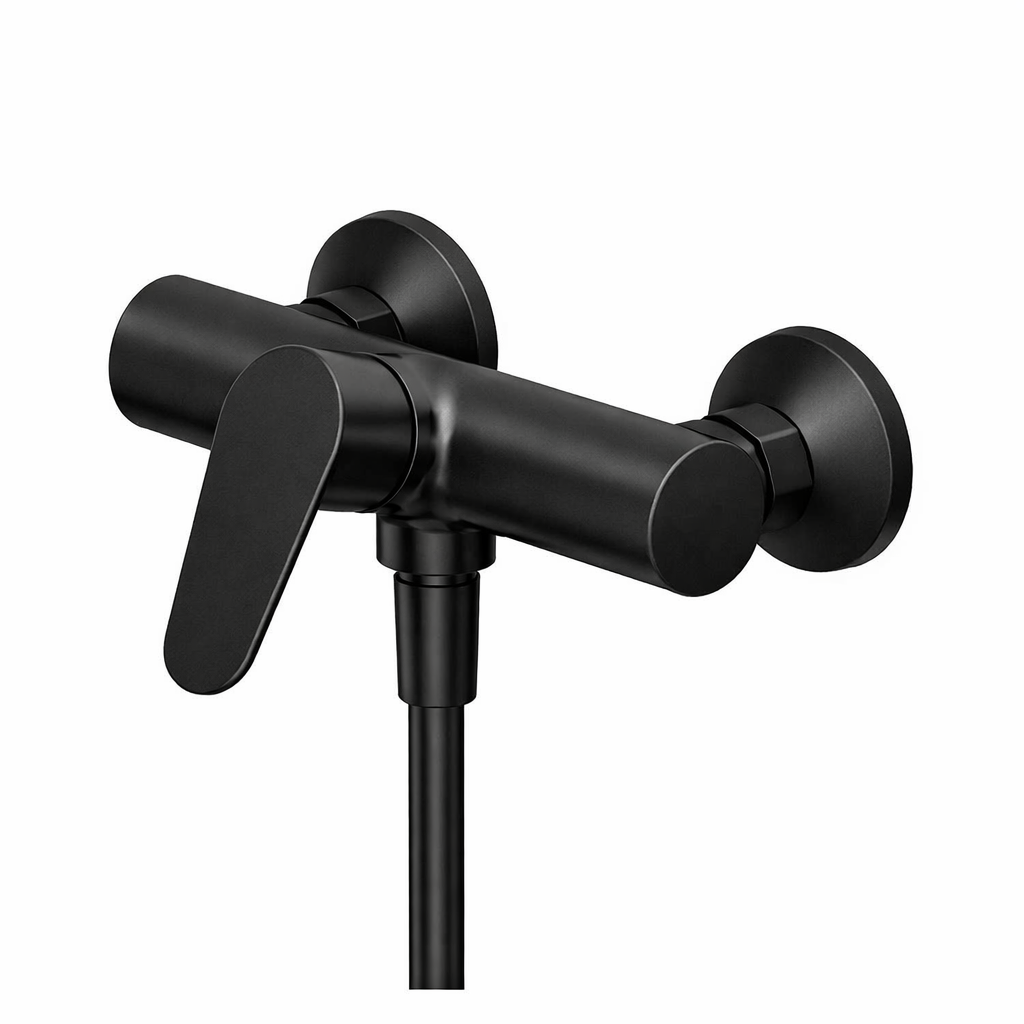 Rivo - Mitigeur de douche extérieur monocommande noir mat