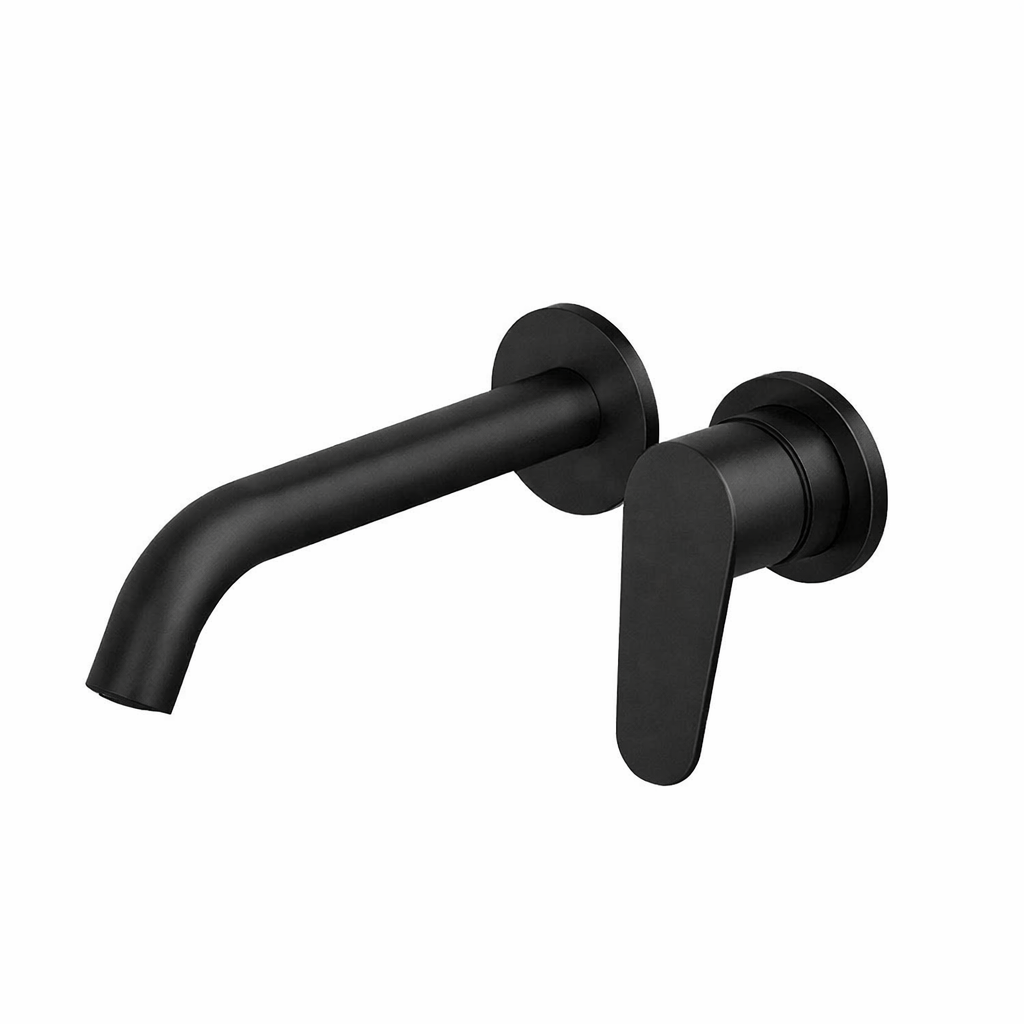 Rivo - Mitigeur lavabo encastré monocommande 2 trous noir mat